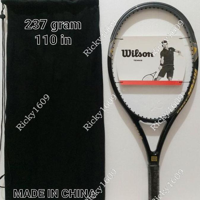 RAKET TENIS WILSON HYPER HAMMER 2.3 GRAY/GOLD - HYPER CARBON -