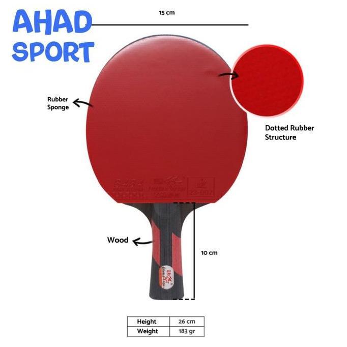 Bat Double Fish CK 208 Cover Bet Tenis Meja Pingpong