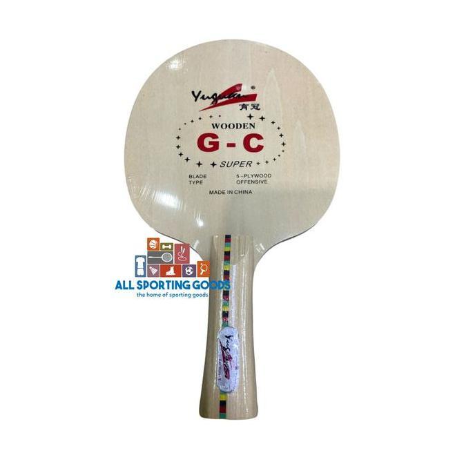 Kayu Pingpong Tenis Meja Yuguan Wooden G-C Super Offensive 5 Plywood