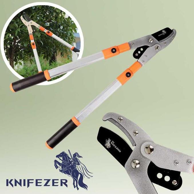 KNIFEZER Gunting Ranting Telescopic Garden Pruning Shear Scissors 2026