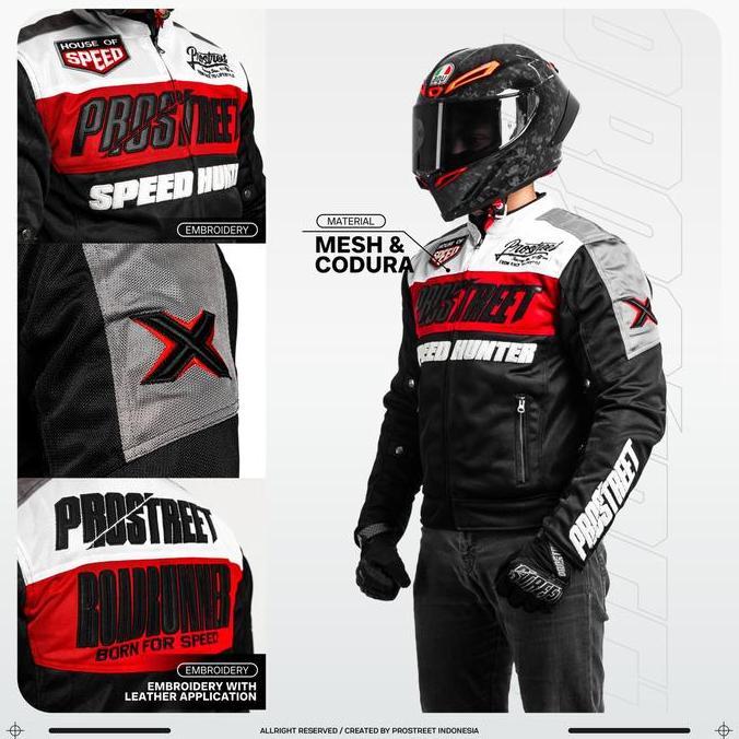 Jaket Motor Mesh Prostreet Claymore XR02
