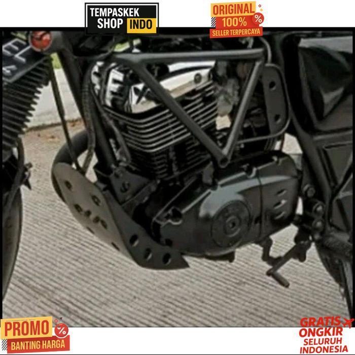 Best Seller Skid Plate Engine Guard Pelindung Mesin Honda Tiger Gl Mega Pro New  Mega Pro Byson Thun