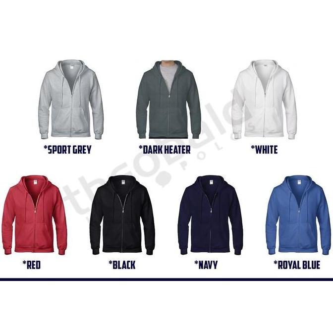 Jaket Gildan Zipper 88600 Orinall