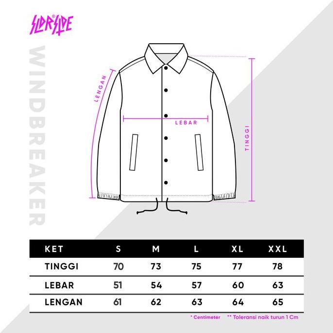 Soldierside Familia Windbreaker Jaket Parasut "SuicidalSS" Black Bordir Simple WB112