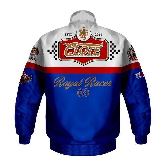 Clote Jacket Nascar Royal Racer Blue - White
