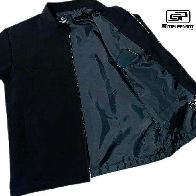 SIMPLEPOINT - Jasket Pria Dewasa Premium Kerah Koko