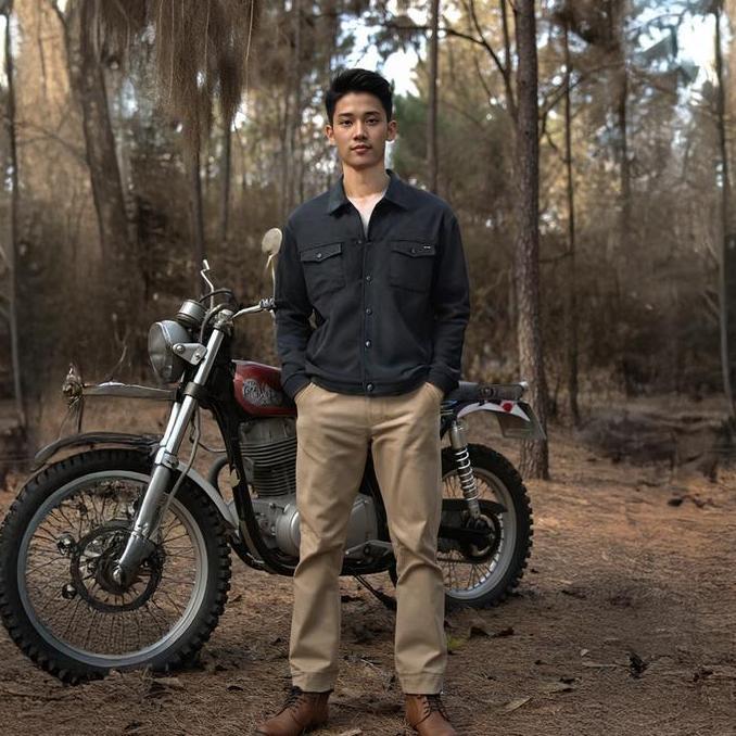 Ryusei Jaket Pria Boxy Fit Fukusaki