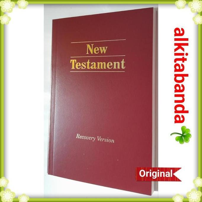 Alkitab Dengan Catatan Versi Pemulihan. Witness Lee. PL PB. Perjanjian Lama. Perjanjian Baru