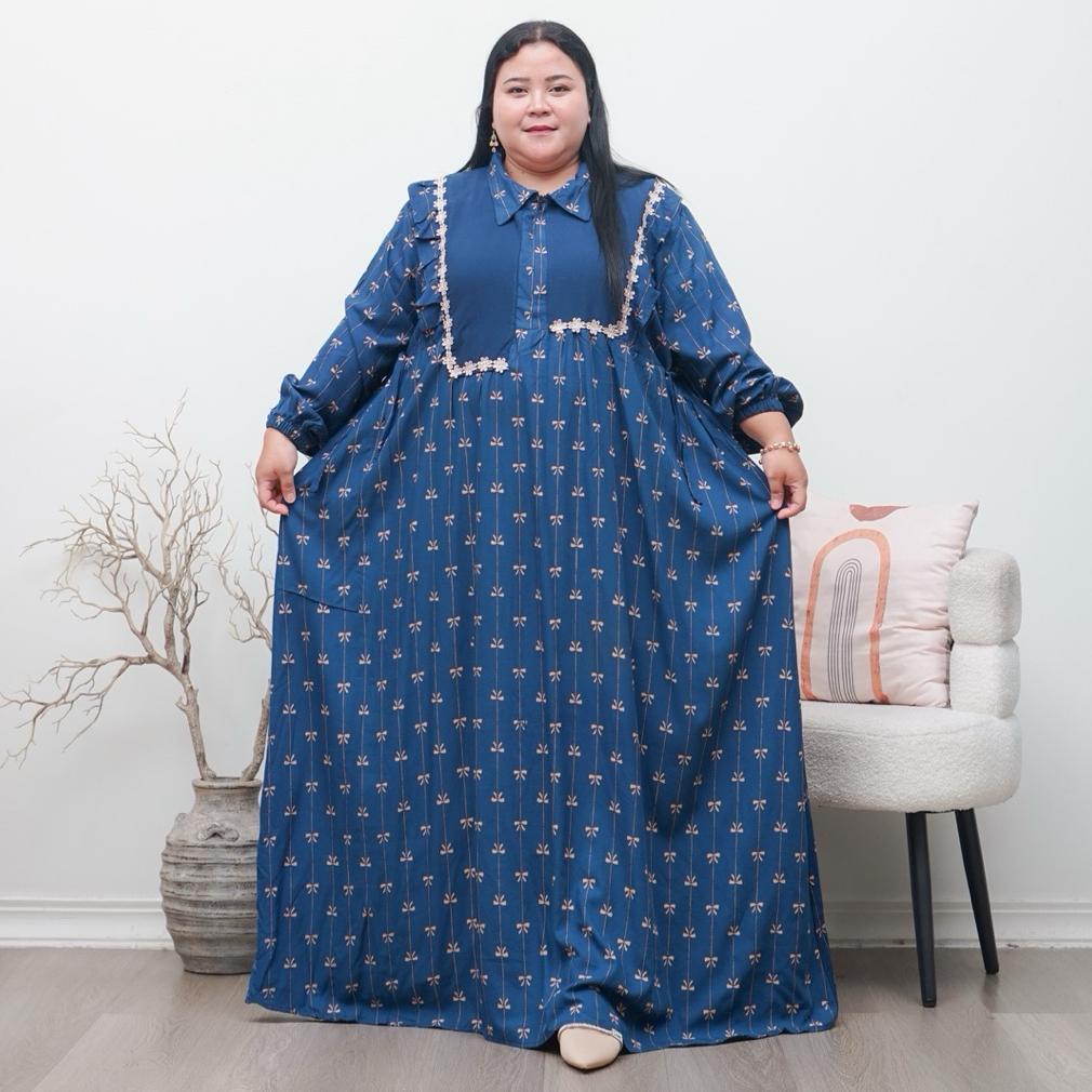 GAMIS SUPER JUMBO LD 150 BAHAN RAYON BUSUI FRIENDLY WUDHU FRIENDLY MITIF COUQETTE SUPER JUMBO MUAT B