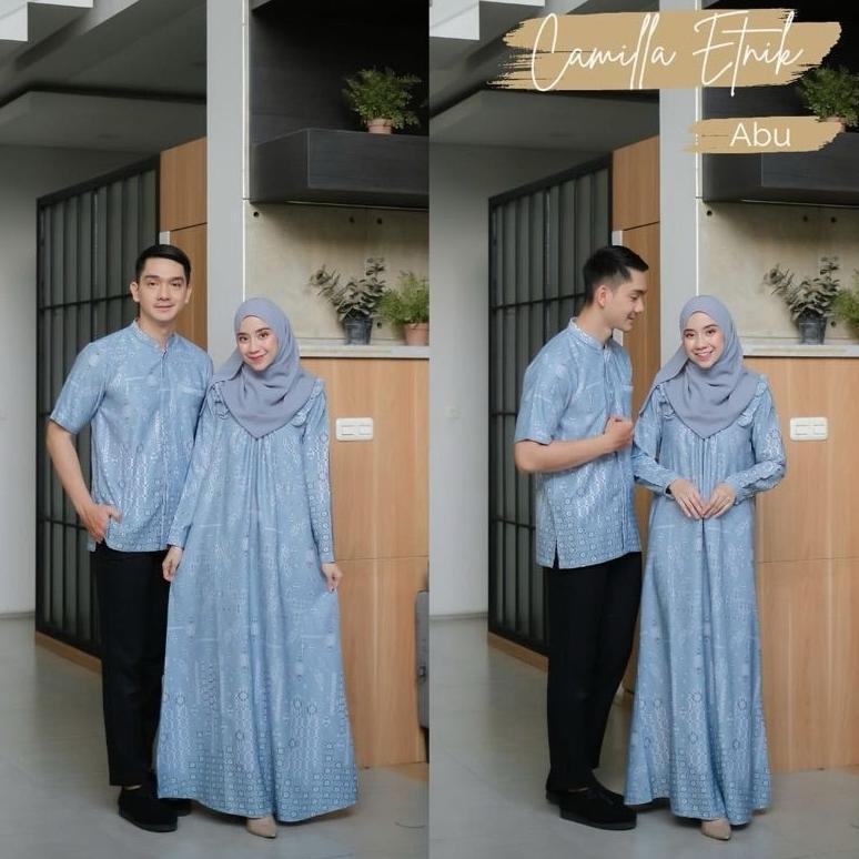 Baju Sarimbit Couple Keluarga Silk Modern Baju Muslim Couple Pasangan Keluarga Gamis Koko Ibu Ayah N