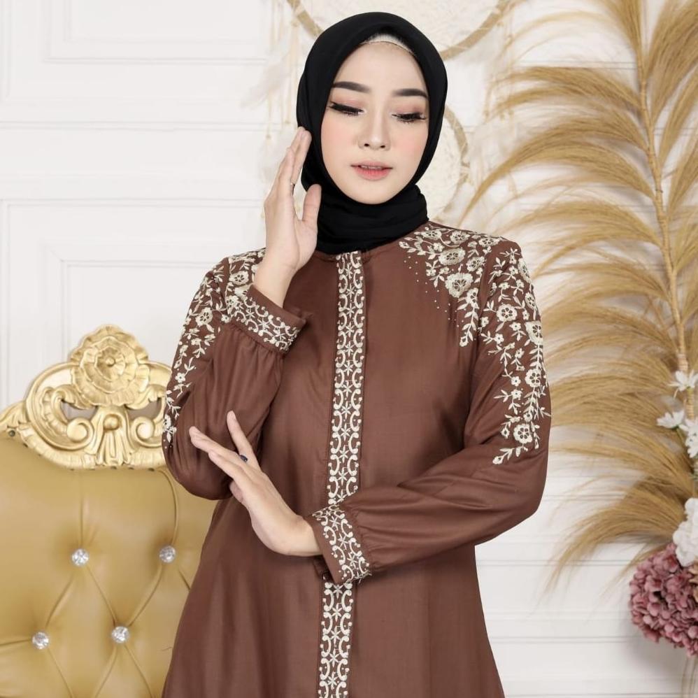 Razzaq - Gamis Bordir Toyobo Madina Renata | Gamis Renata Toyobo Ori