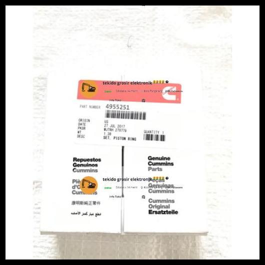 TERMURAH RING PISTON PC 200-8MO / RING PISTON PC200-8MO GBOX KOMATSU 