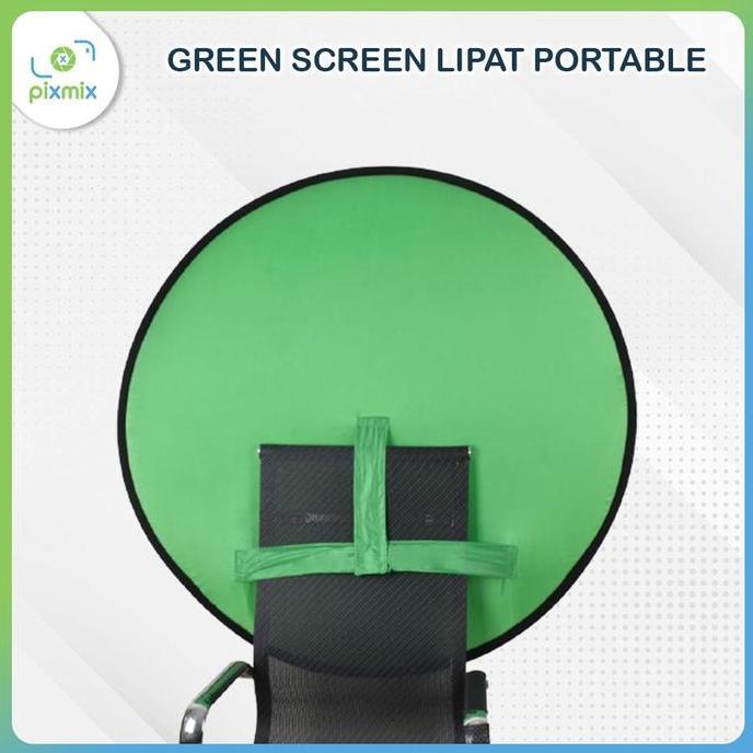 Green Screen Lipat Portable | Background untuk Zoom