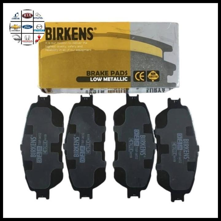 TERLARIS KAMPAS REM BRAKE PAD DEPAN TOYOTA ALPHARD 2004-2007 METALIC BIRKENS 