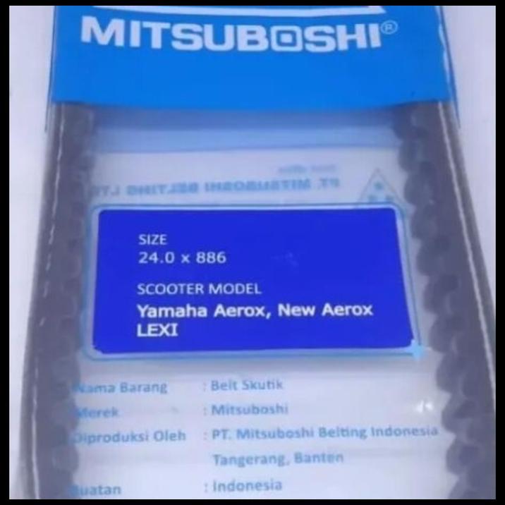 TERMURAH V BELT SCOOTER BELT YAMAHA AEROX NEW AEROX LEXI MITSUBOSHI 