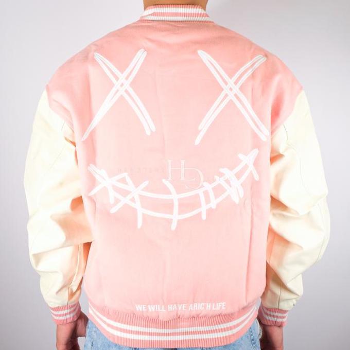 Ricky is Clown Classic Varsity Jacket Peach