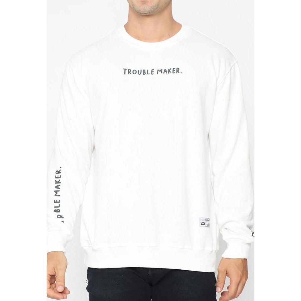17SEVEN SWEATER CREWNECK 0043-TROUBLEMAKER
