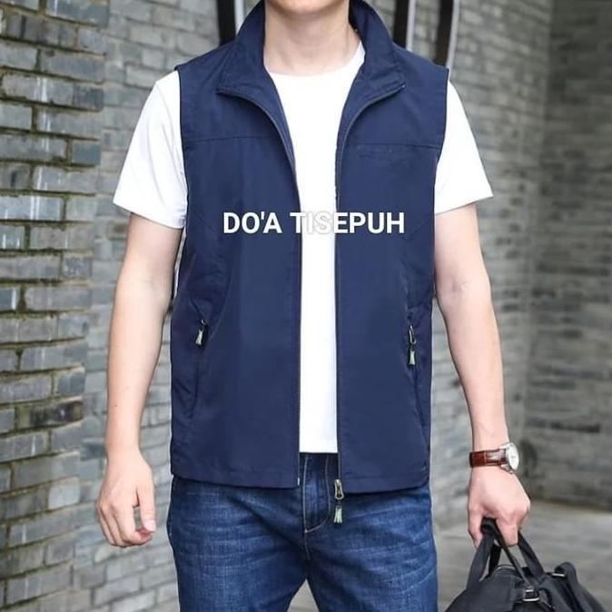 Jaket rompi pria/ rompi lapangan pria /rompi Casual pria /rompi pria