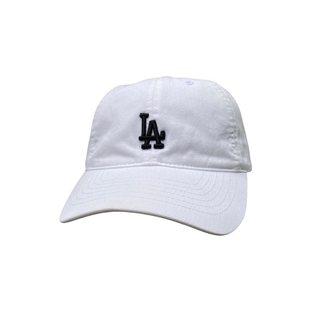 Topi Baseball MLB LA Small Logo White OSFA Second Original Murah