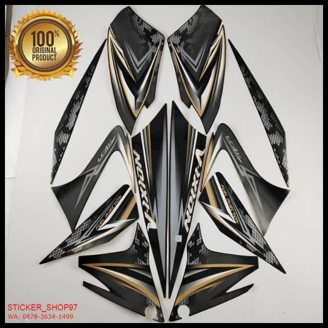 DISKON (ORI) STRIPING YAMAHA VIXION 150 2009 OLD HITAM KUALITAS ORIGINAL 