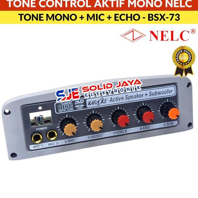 TONE CONTROL AKTIF MONO PLUS SUBWOOFER AKTIVE NELC BSX73 BSX-73 BSX 73