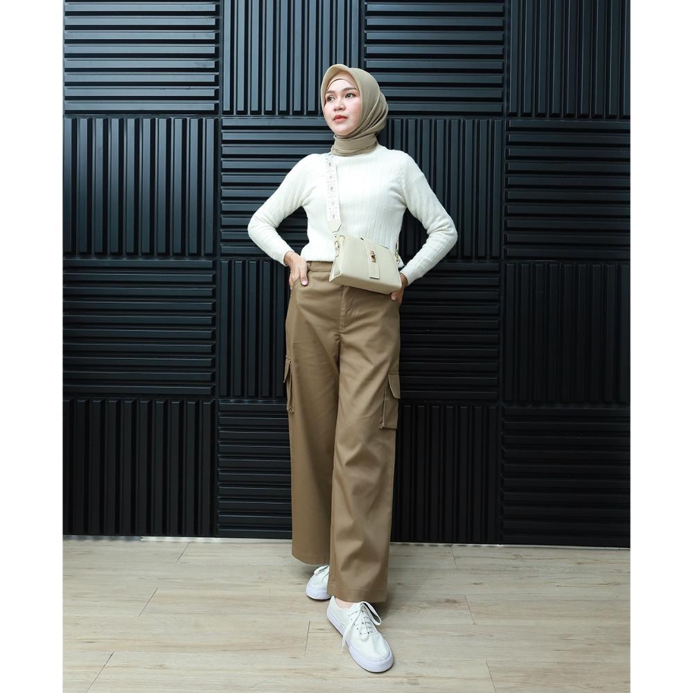 CARGO Pants High Waist-by Hijab mamah icis