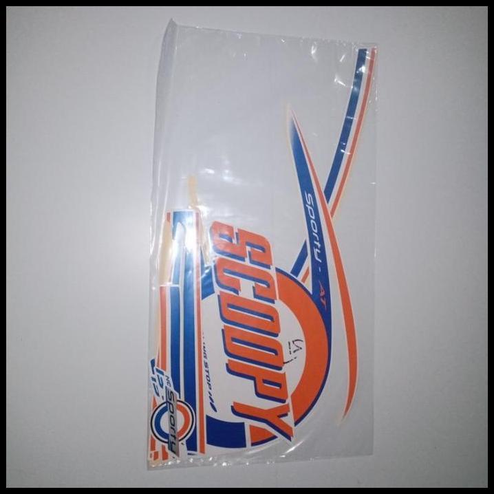 TERBARU (ORI) STRIPING STICKER HONDA SCOOPY SPORTY 2015 2016 KUALITAS ORIGINAL 