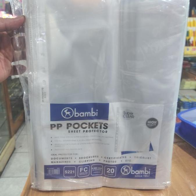 pp pocket bambi ukuran f4