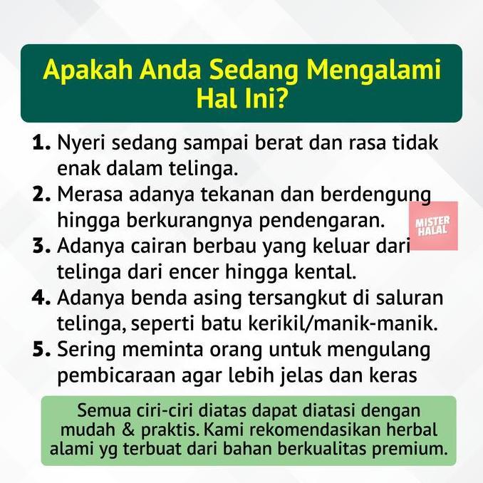 EARPRO Obat Gangguan Telinga, Obat Tinnitus, Berdenging, Berdengung
