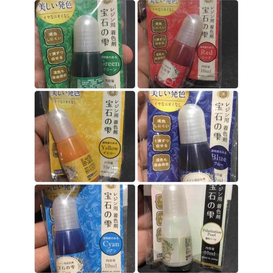 Done Handymade Pigmen UV Resin Padico Japan Pewarna Resin 10ml pewarna resin transparan