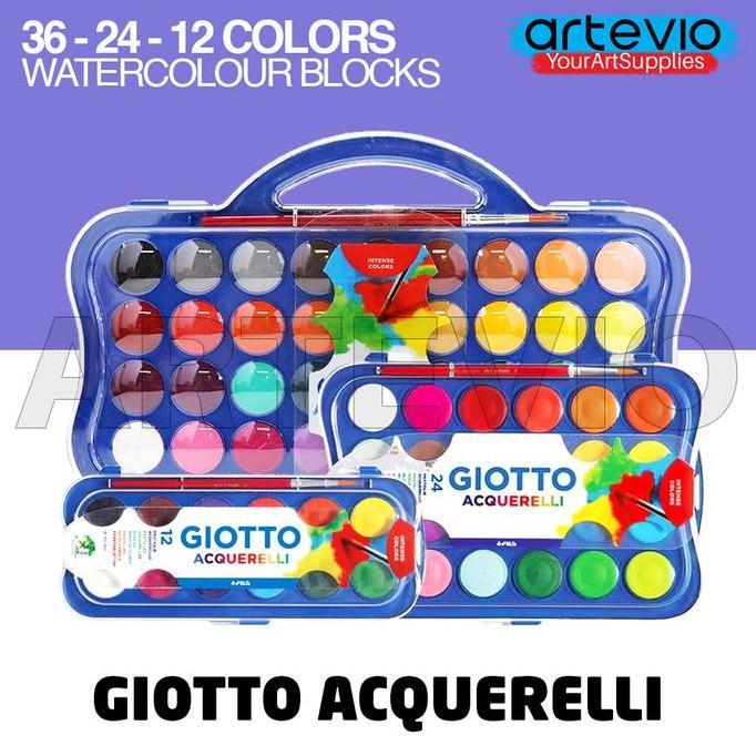 Cat Air / Giotto Acquerelli Watercolor Set / Giotto Watercolour Paint