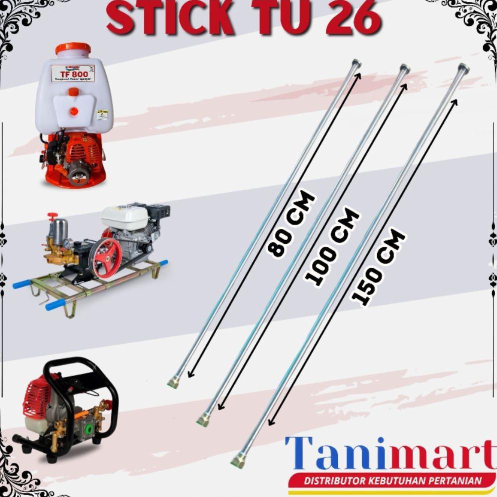 Bisa Cod Stik Sprayer Tu 26 Stenlis Stell / Stik Sprayer Mesin 2 Tak / Stik Mesin Semprot 4 Tak / St