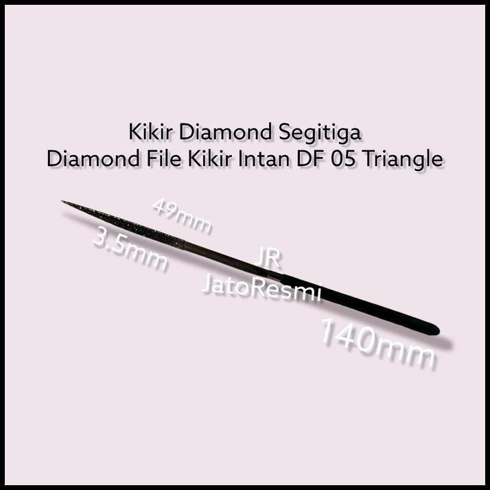 TERLARIS KIKIR DIAMOND SEGITIGA DIAMOND FILE KIKIR INTAN DF 05 TRIANGLE