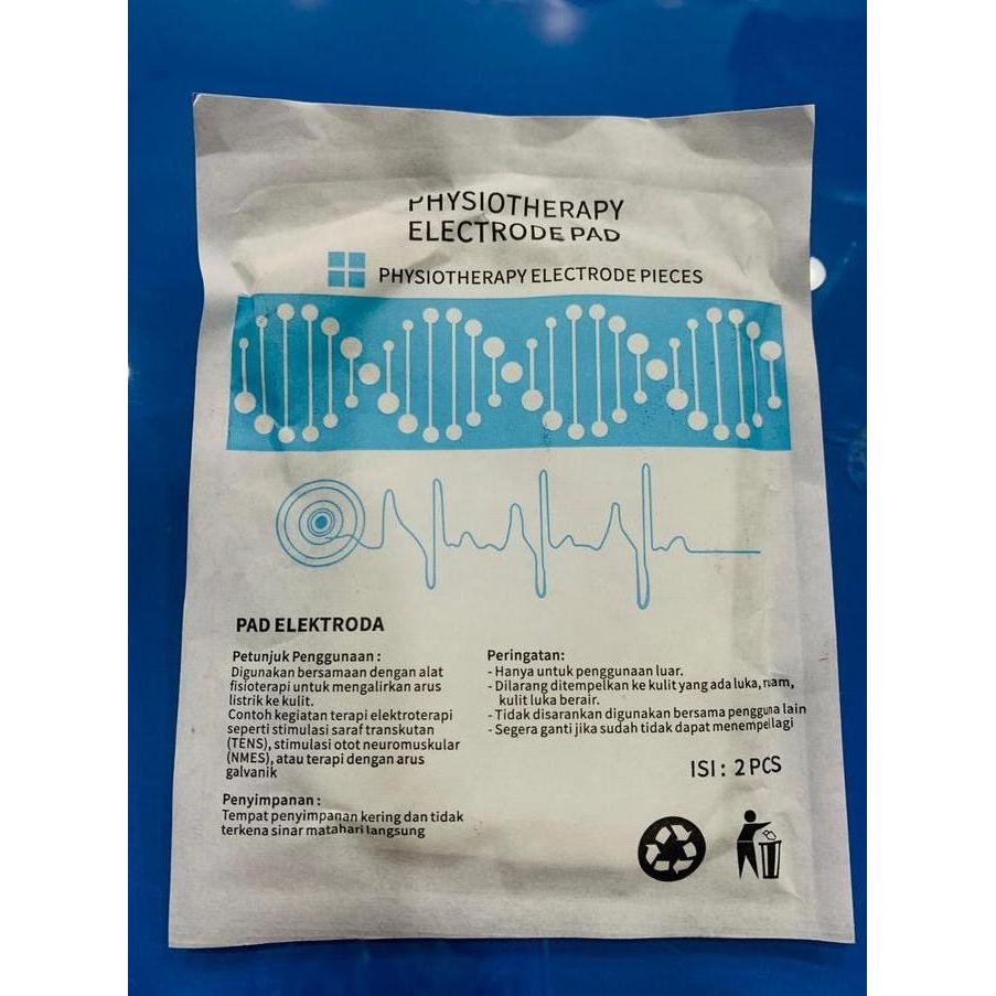 Promo Pad Tens Kancing 5x5CM Pad Electroda EMS / Pad TENS SEPASANG-P5K Diskon
