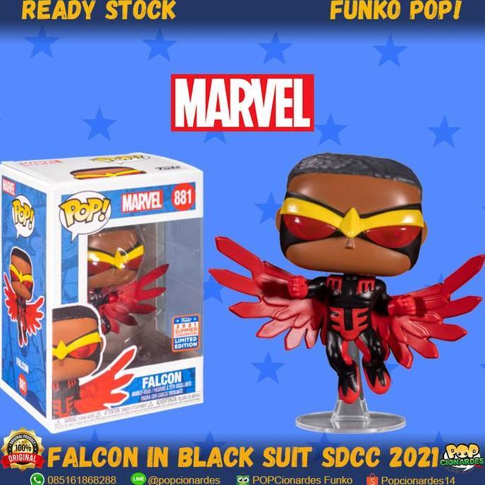 Funko POP Marvel Legacy - Falcon - Falcon Flying SDCC 2021 #881