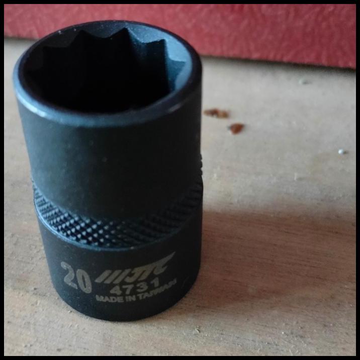 HOT DEAL JTC 4731 IMPACT SOCKET 10 POINT 20MM 