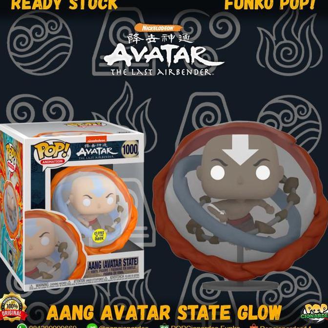 Funko POP Avatar The Last Airbender - Aang in Avatar State Glow #1000