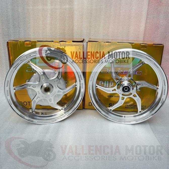 VELG DND DELKEVIC SIXSTAR YAMAHA MIO M3 FAZZIO RING 12 215&275 PELEK DND MIO RING12 ORIGINAL DND NOZ