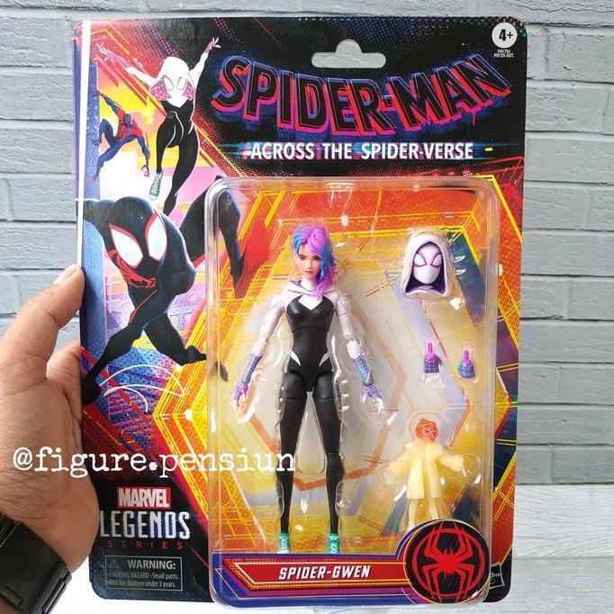 MARVEL LEGENDS SPIDER-MAN ACROSS SPIDERVERSE GWEN SPIDERMAN RETRO HASB