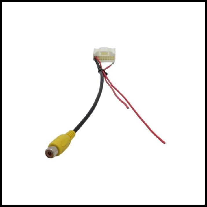 GRATIS ONGKIR SOKET ADAPTOR INPUT VIDEO KAMERA PARKIR BELAKANG RCA TOYOTA 24 PIN 