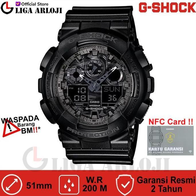 Casio G-Shock Ga-100Cf-1Adr - Jam Tangan Pria Gshock Ga100 Ga-100Cf-1A