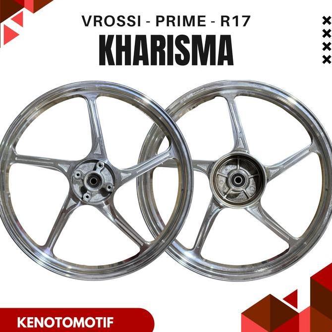 VRossi Prime Velg Palang 5 Model Enkei Kharisma - Supra X 125 Tromol | 17 x 160 / 185 | Original