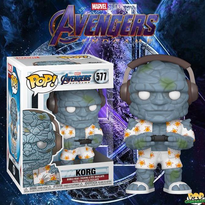 Funko POP Marvel - Avengers 4 Endgame - Gamer Korg with Headphone