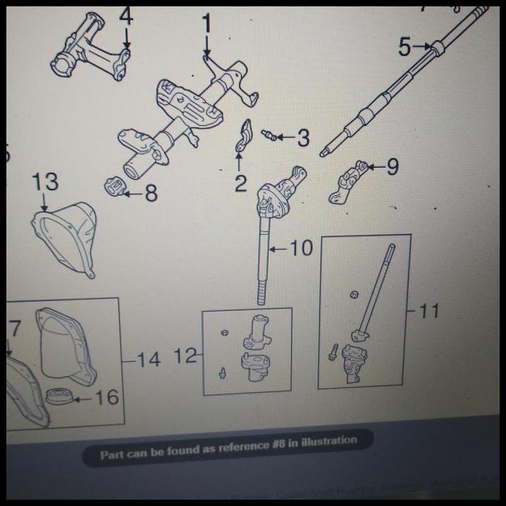 TERLARIS BUSH STEERING STIR MAIN SHAFT STARLET COROLLA TWINCAM GREAT ORIGINAL 