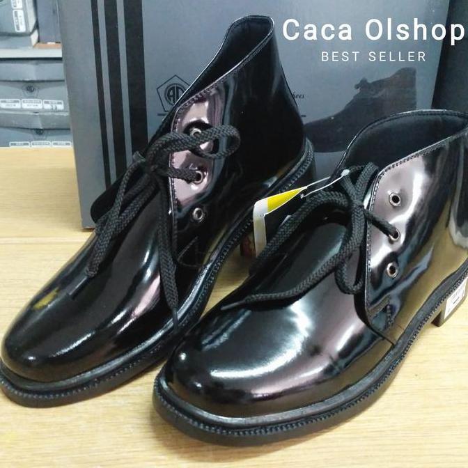 Sepatu Pdh Tali Exclusive Merk AR Shoes Pria Kerja Pantofel Hitam