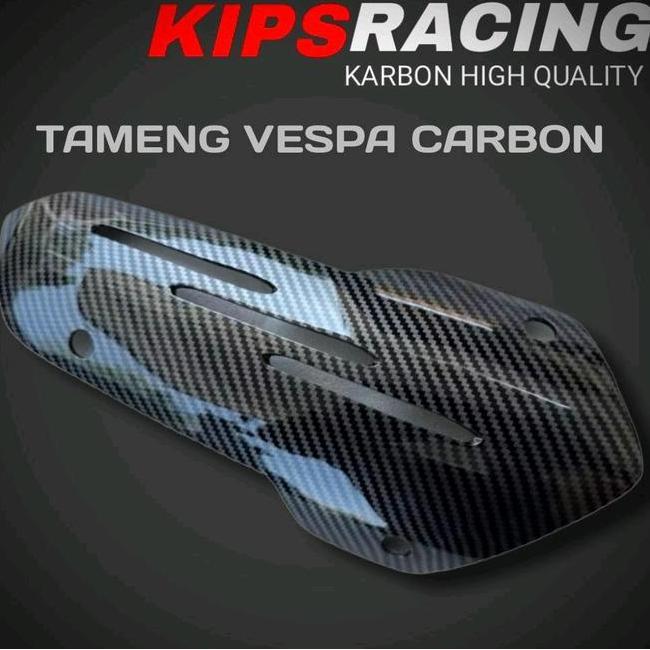 Tutup Knalpot Vespa Sprint Carbon / Tutup Knalpot Vespa Sprint Carbon Tameng Kanlpot Vespa Matik Car