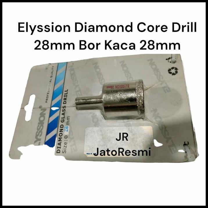 TERMURAH ELYSSION DIAMOND CORE DRILL 28MM BOR KACA 28MM !!!!!!