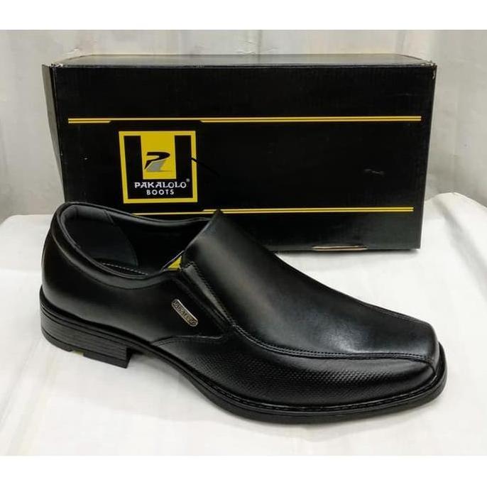 Sepatu pantofel Pria Pakalolo N7175 hitam orinal Shoes