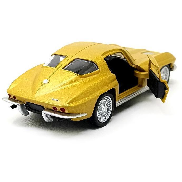 RMZ City Chevrolet Corvette Stingray 1963 Gold Mainan Diecast Mobilan