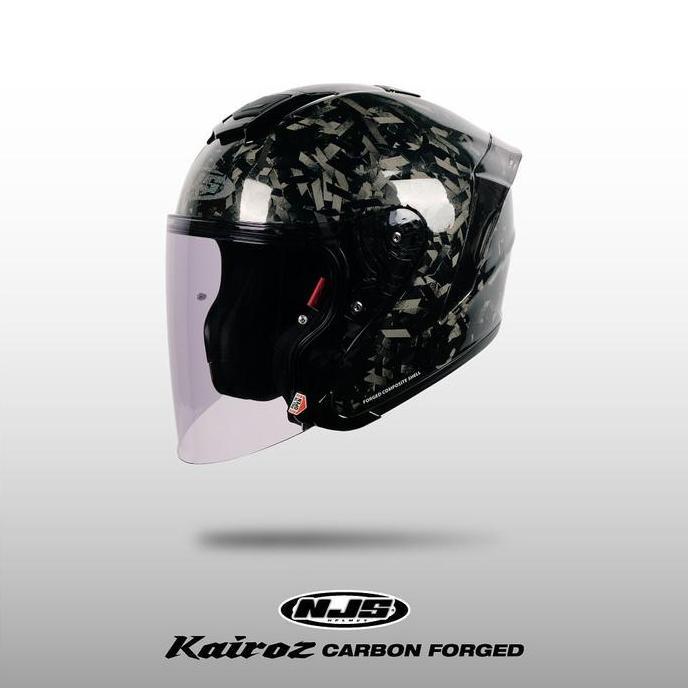 * NJS KAIROZ CARBON FORGED - HELM HALF FACE ''